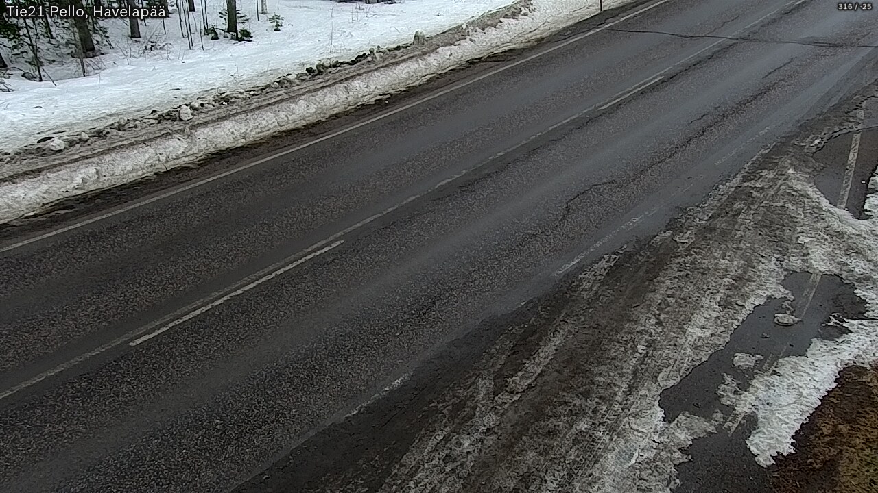 Kelikamerat Kuva Tie 21 Pello, Havelanpää, Pello, Lappi