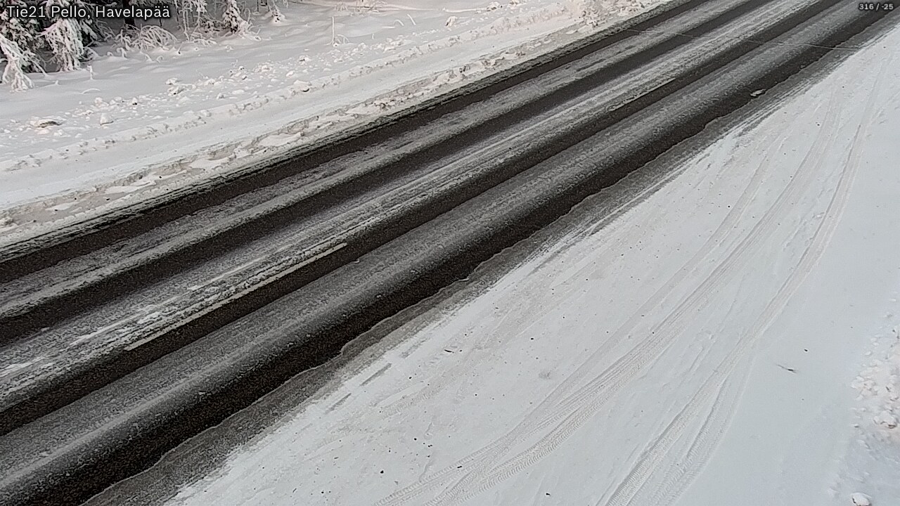 Weather Camera Image Road 21 Pello, Havelanpää, Pello, Lappi