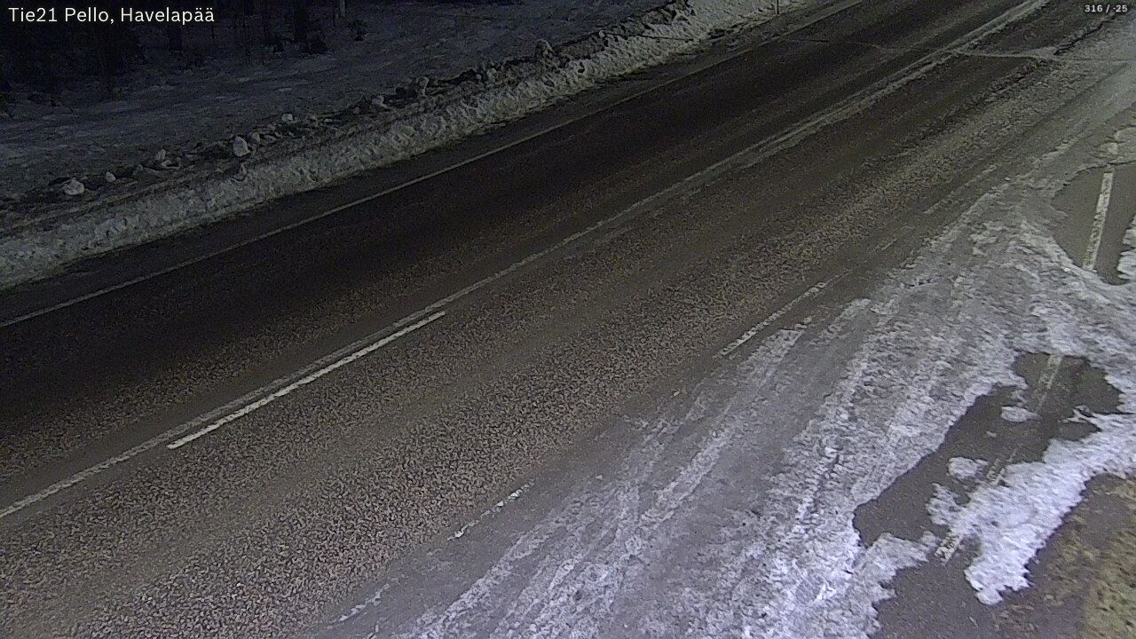 Kelikamerat Kuva Tie 21 Pello, Havelanpää, Pello, Lappi