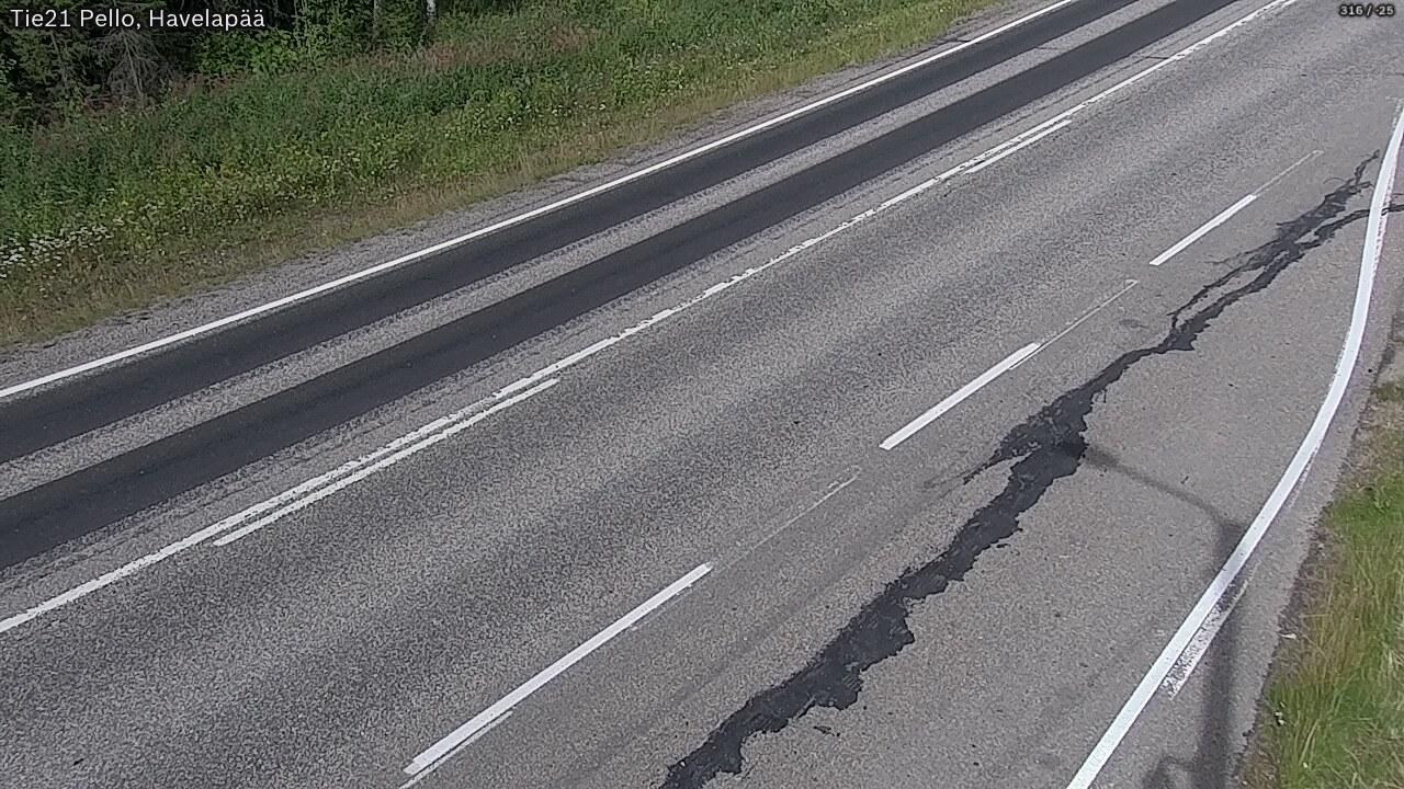 Weather Camera Image Road 21 Pello, Havelanpää, Pello, Lappi