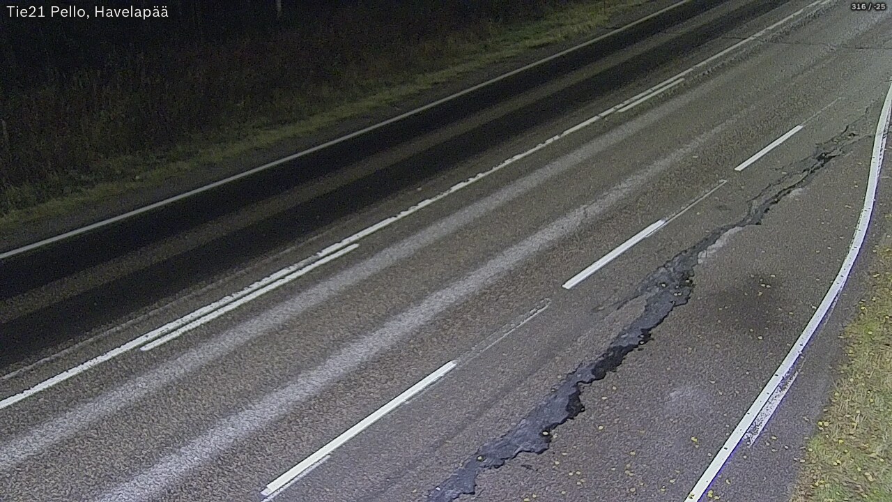 Kelikamerat Kuva Tie 21 Pello, Havelanpää, Pello, Lappi