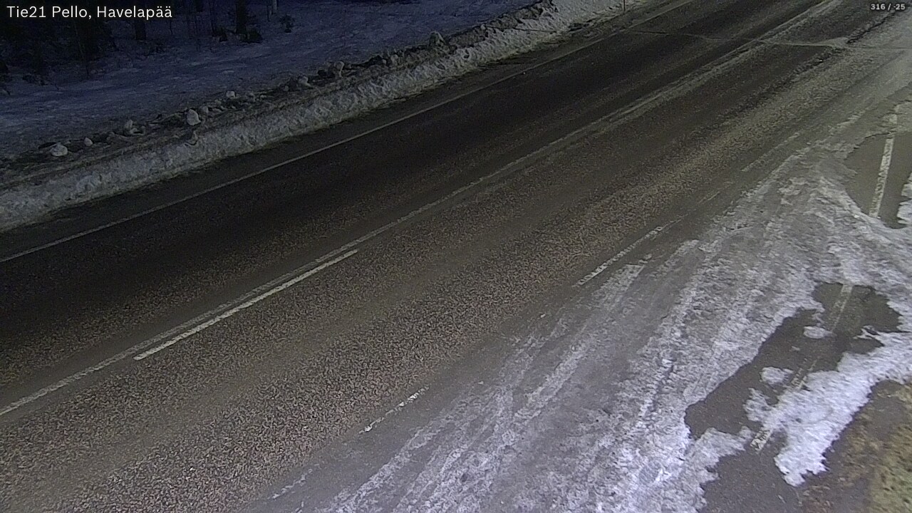 Kelikamerat Kuva Tie 21 Pello, Havelanpää, Pello, Lappi