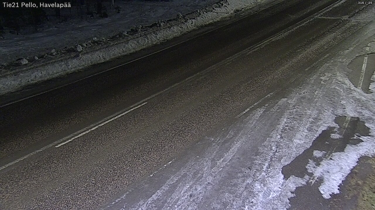 Kelikamerat Kuva Tie 21 Pello, Havelanpää, Pello, Lappi