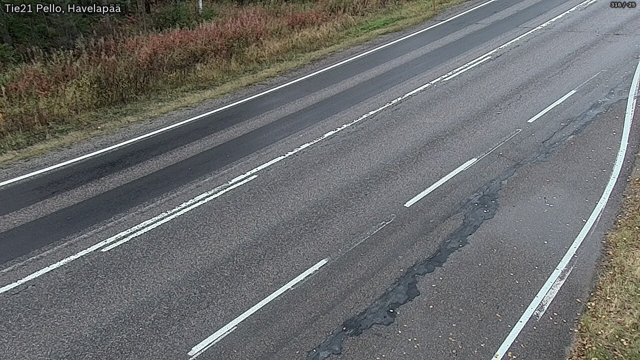 Kelikamerat Kuva Tie 21 Pello, Havelanpää, Pello, Lappi