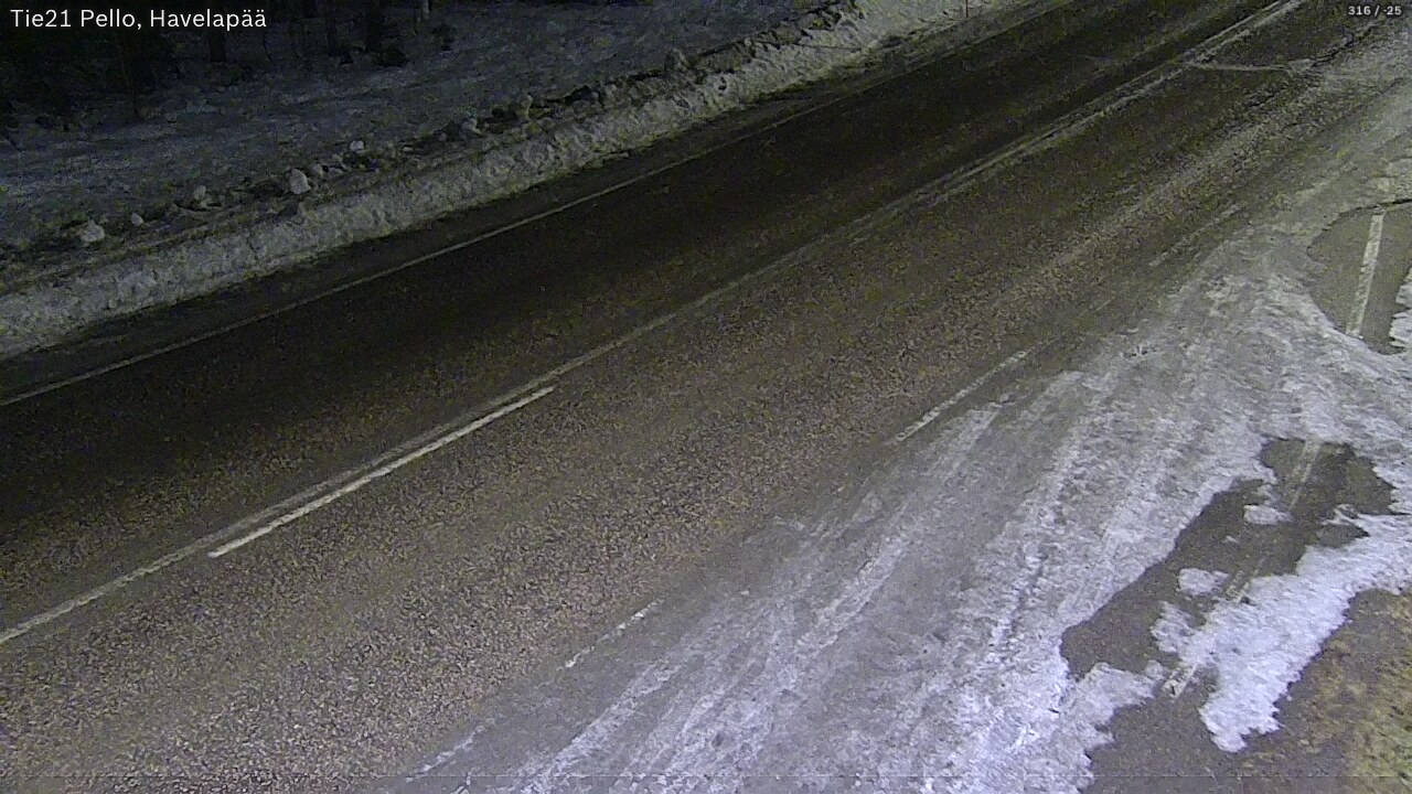 Kelikamerat Kuva Tie 21 Pello, Havelanpää, Pello, Lappi