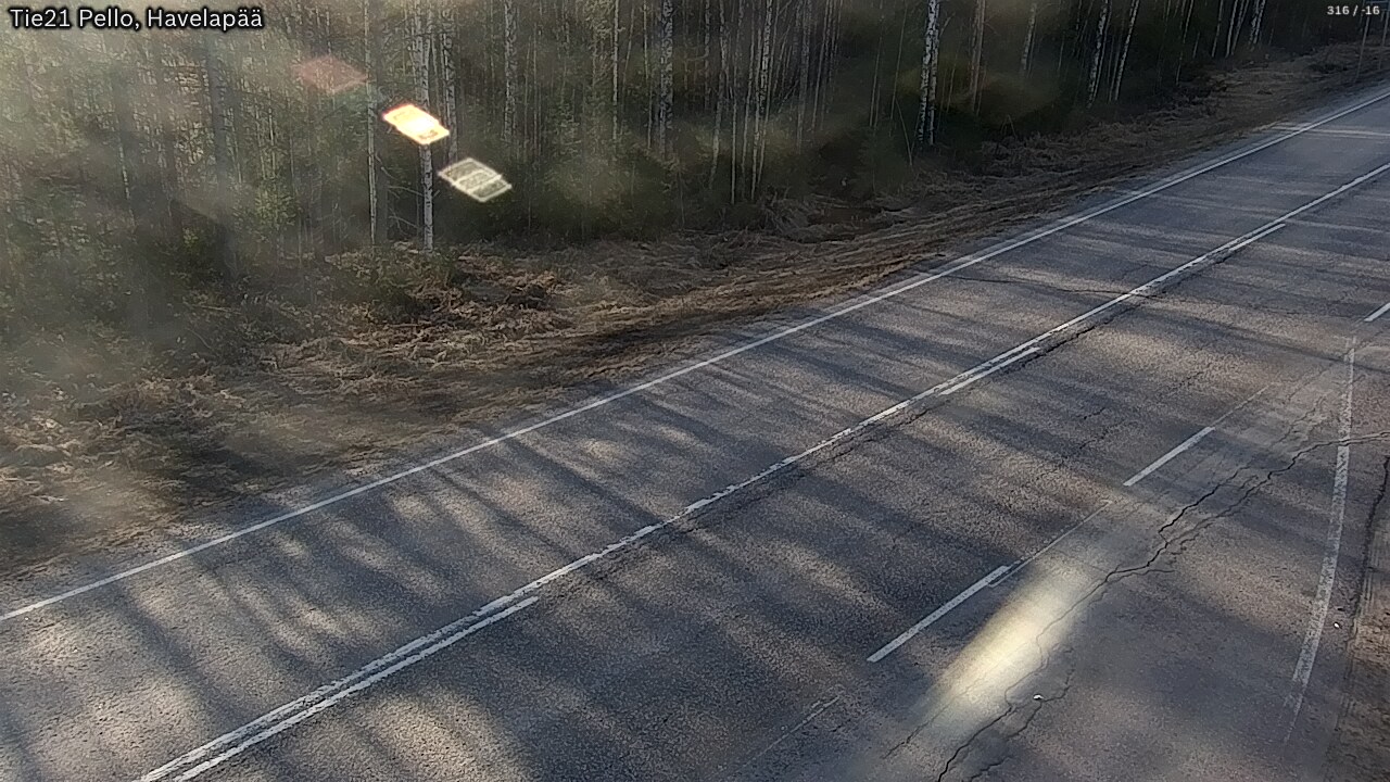 Weather Camera Image Road 21 Pello, Havelanpää, Pello, Lappi