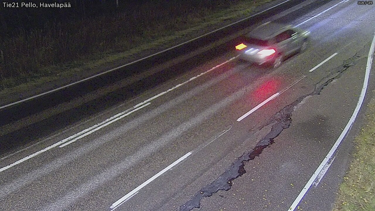 Kelikamerat Kuva Tie 21 Pello, Havelanpää, Pello, Lappi