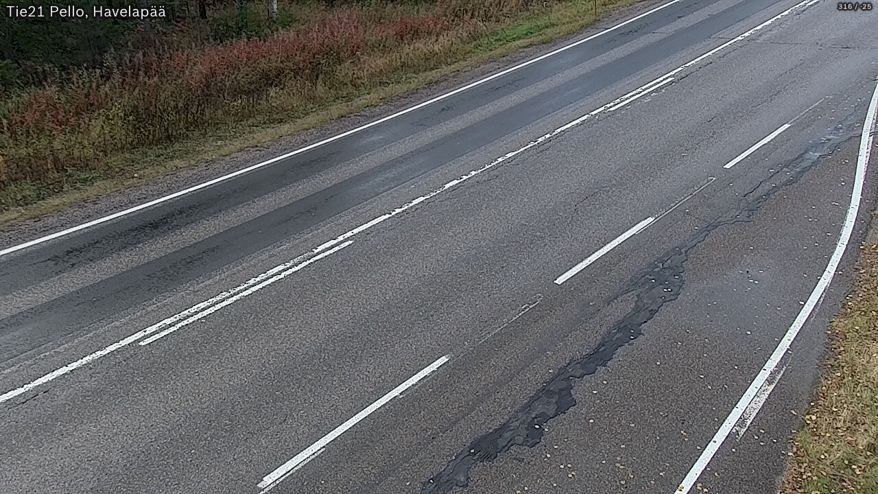 Kelikamerat Kuva Tie 21 Pello, Havelanpää, Pello, Lappi