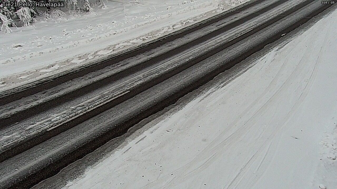 Kelikamerat Kuva Tie 21 Pello, Havelanpää, Pello, Lappi