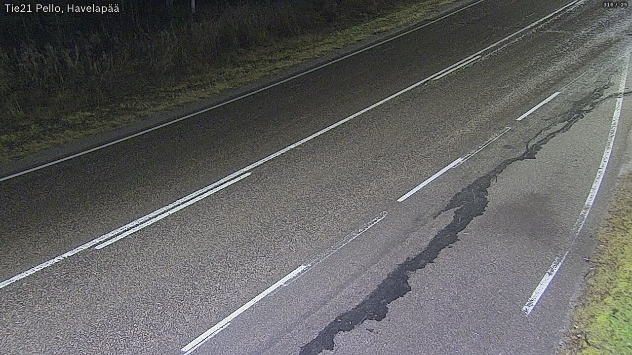 Kelikamerat Kuva Tie 21 Pello, Havelanpää, Pello, Lappi