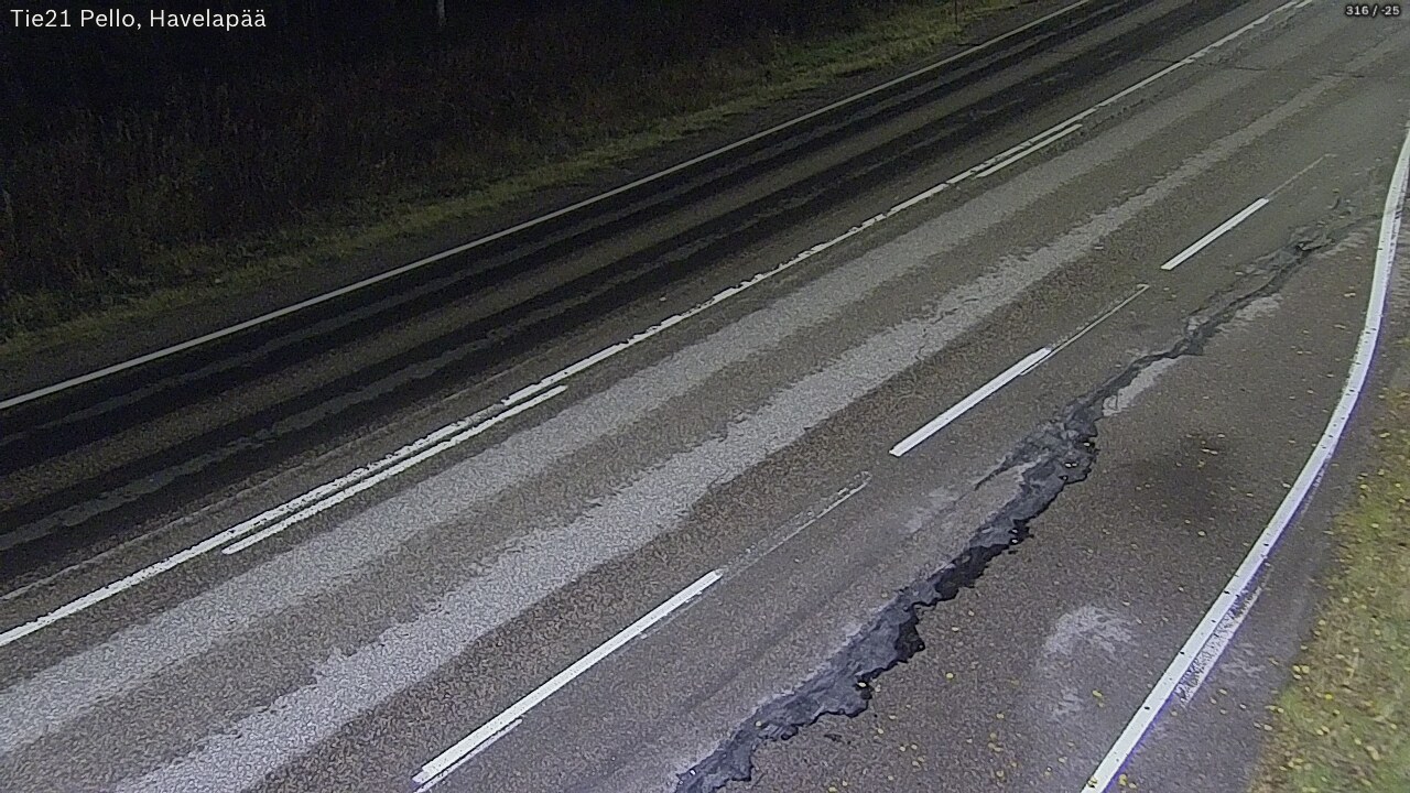 Kelikamerat Kuva Tie 21 Pello, Havelanpää, Pello, Lappi