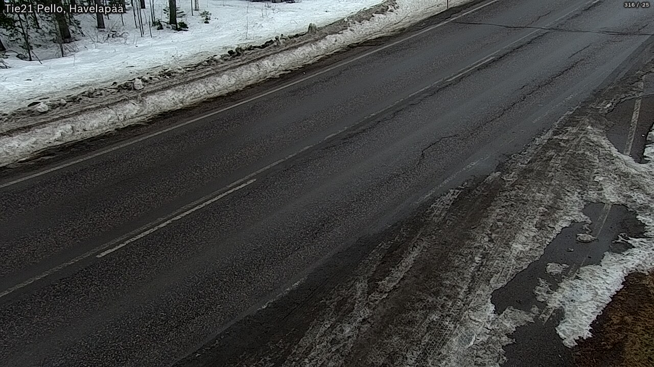Kelikamerat Kuva Tie 21 Pello, Havelanpää, Pello, Lappi