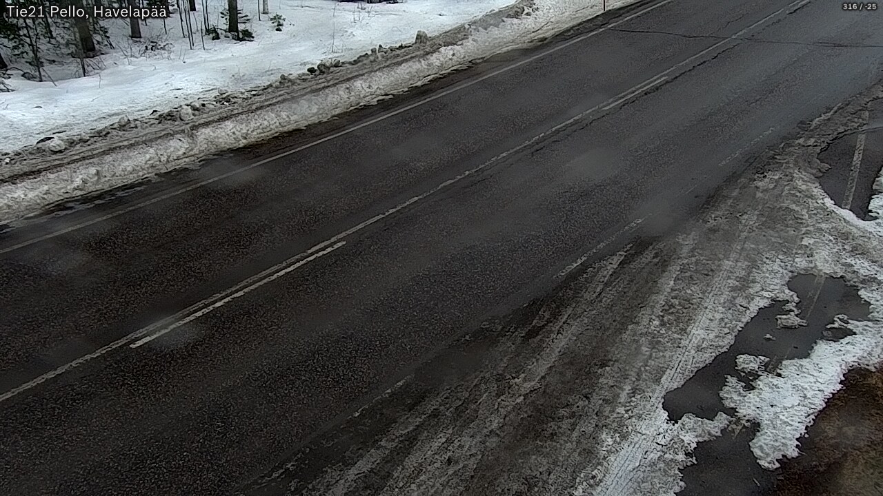 Kelikamerat Kuva Tie 21 Pello, Havelanpää, Pello, Lappi