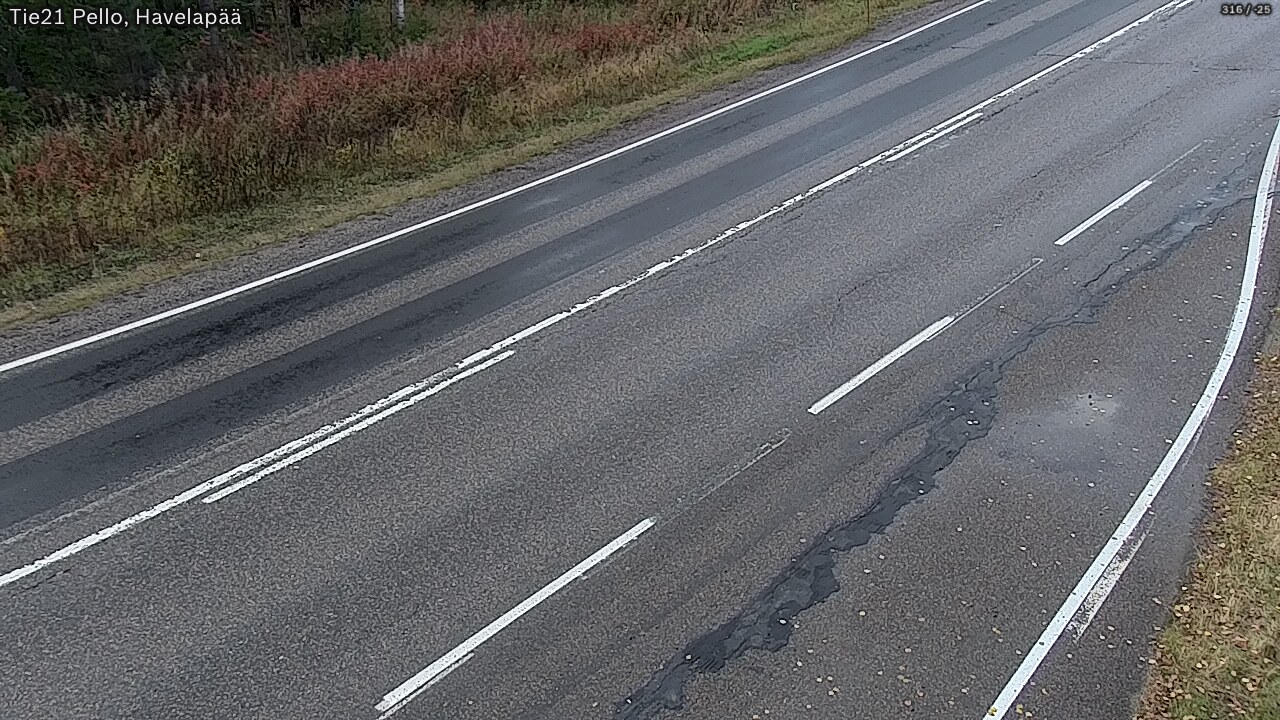 Kelikamerat Kuva Tie 21 Pello, Havelanpää, Pello, Lappi