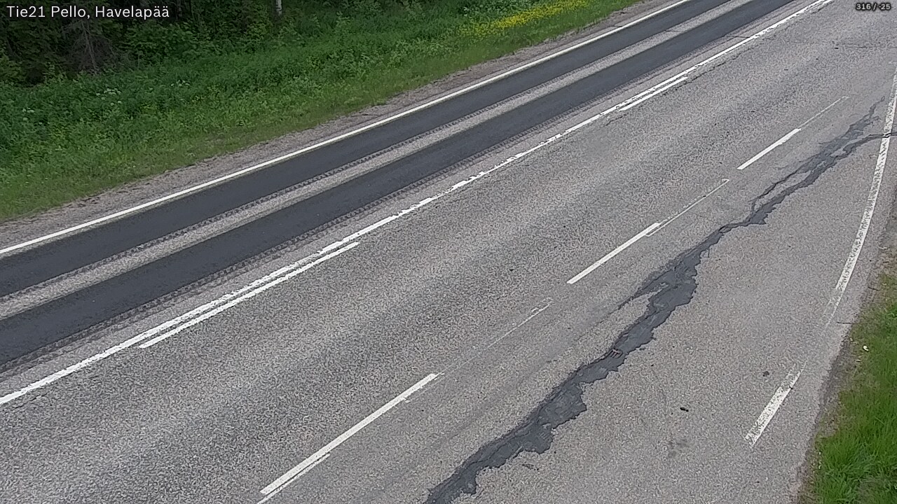 Kelikamerat Kuva Tie 21 Pello, Havelanpää, Pello, Lappi