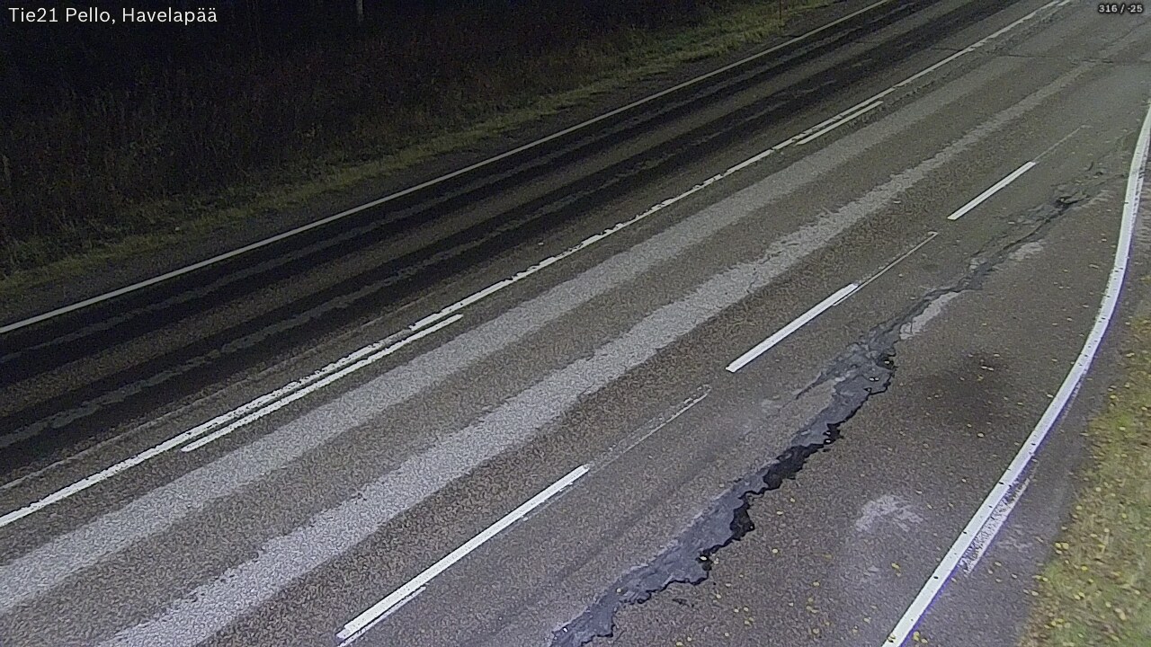 Kelikamerat Kuva Tie 21 Pello, Havelanpää, Pello, Lappi