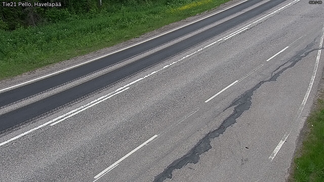 Kelikamerat Kuva Tie 21 Pello, Havelanpää, Pello, Lappi