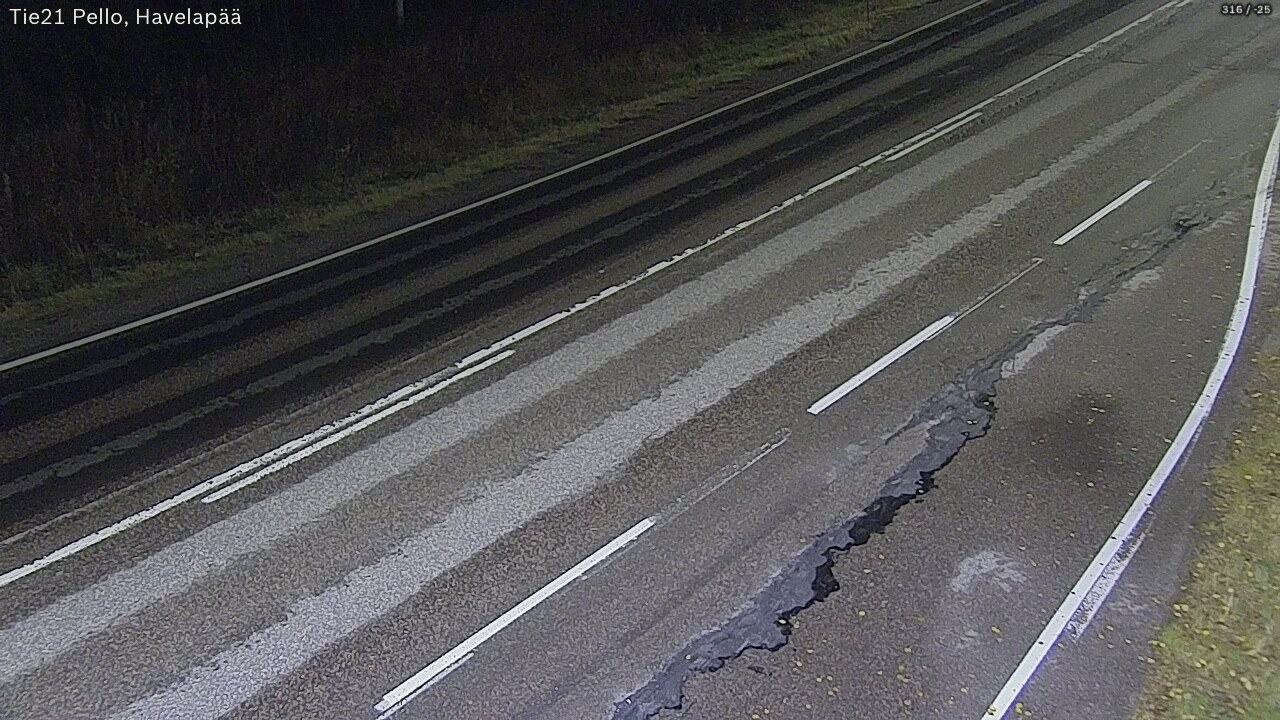 Kelikamerat Kuva Tie 21 Pello, Havelanpää, Pello, Lappi