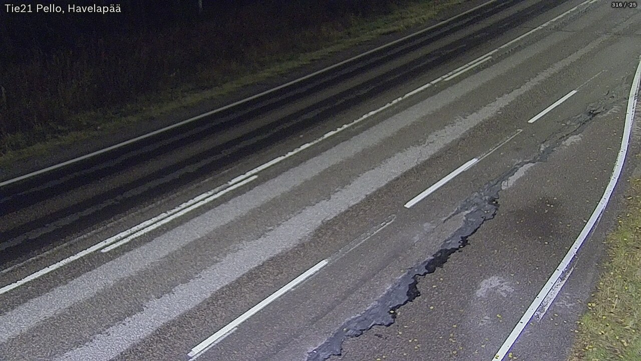 Kelikamerat Kuva Tie 21 Pello, Havelanpää, Pello, Lappi