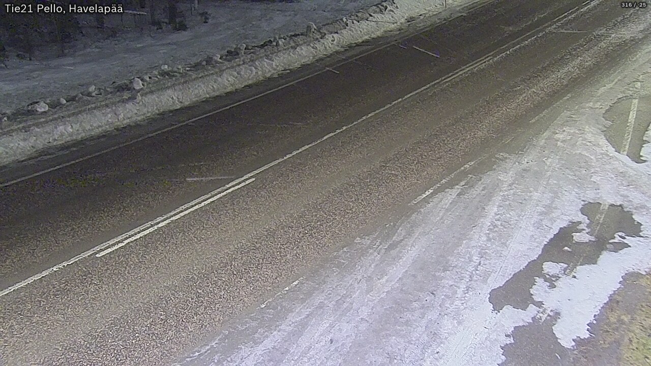 Kelikamerat Kuva Tie 21 Pello, Havelanpää, Pello, Lappi