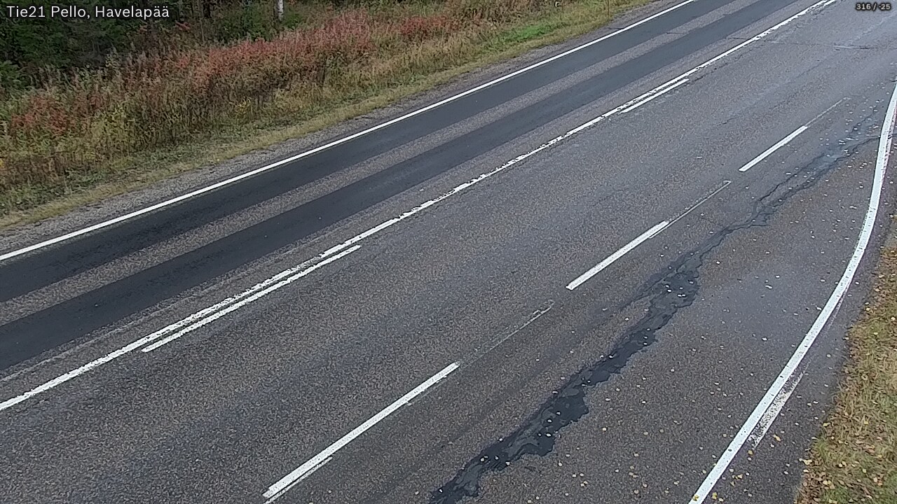 Kelikamerat Kuva Tie 21 Pello, Havelanpää, Pello, Lappi