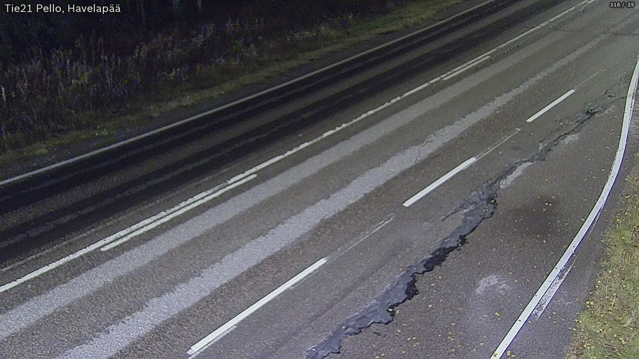 Kelikamerat Kuva Tie 21 Pello, Havelanpää, Pello, Lappi