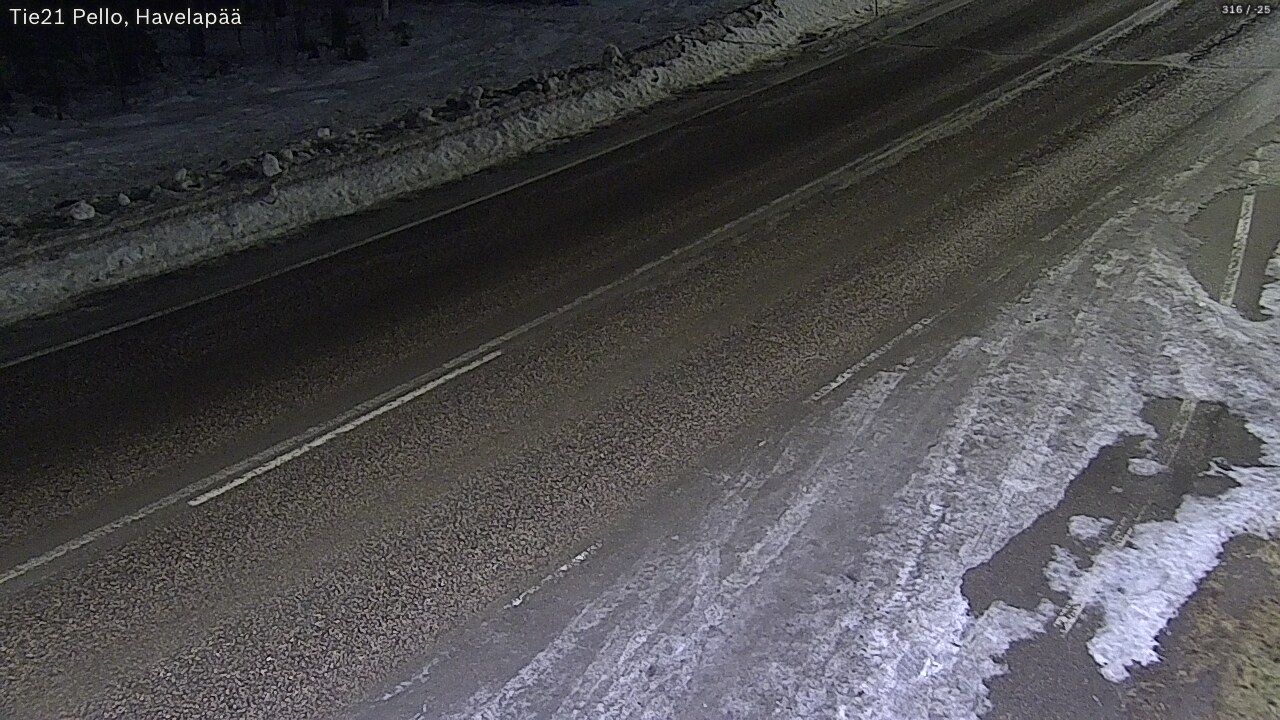 Kelikamerat Kuva Tie 21 Pello, Havelanpää, Pello, Lappi