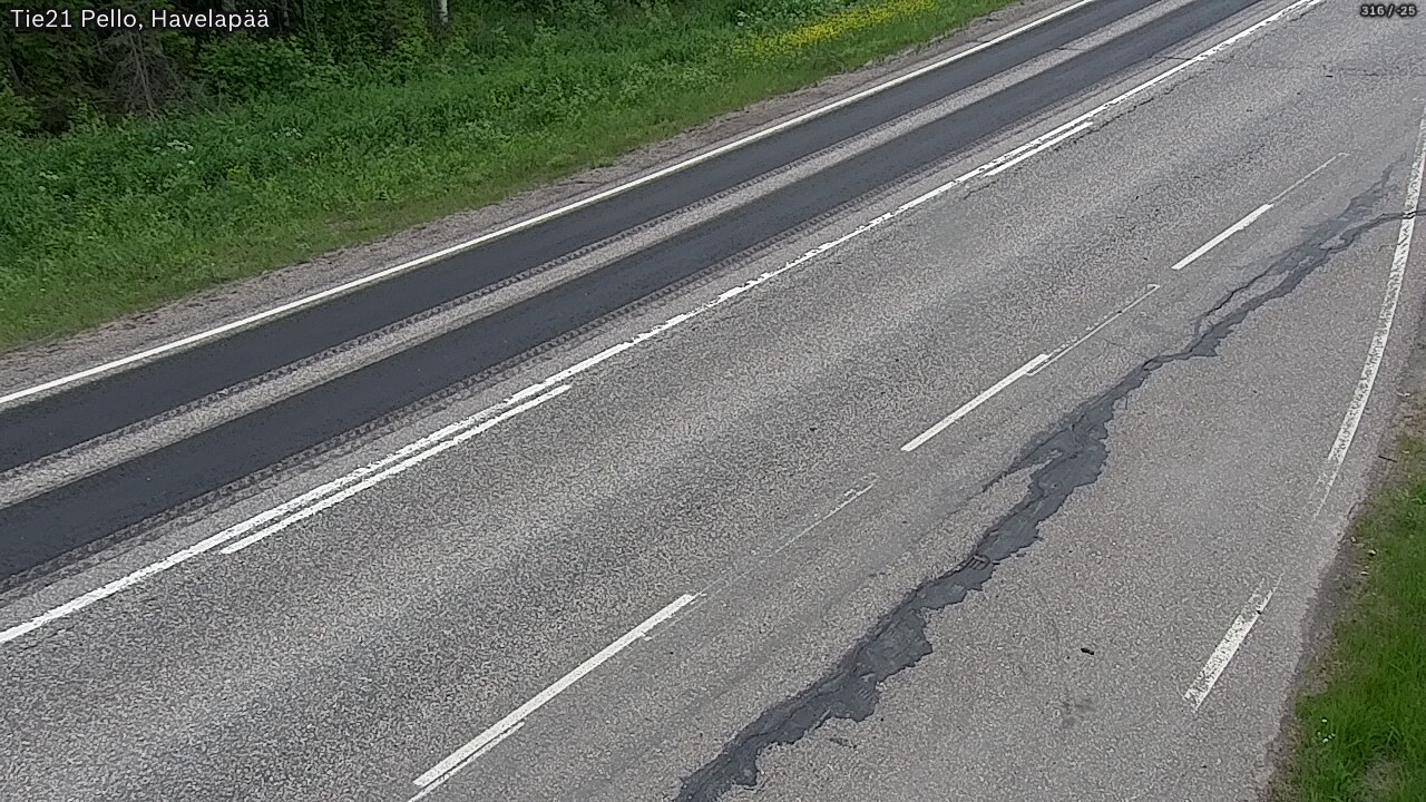 Kelikamerat Kuva Tie 21 Pello, Havelanpää, Pello, Lappi