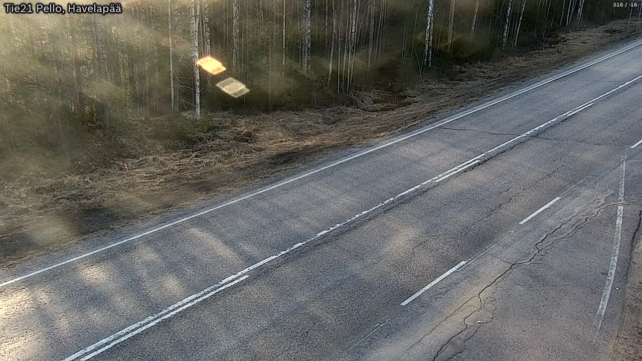 Weather Camera Image Road 21 Pello, Havelanpää, Pello, Lappi