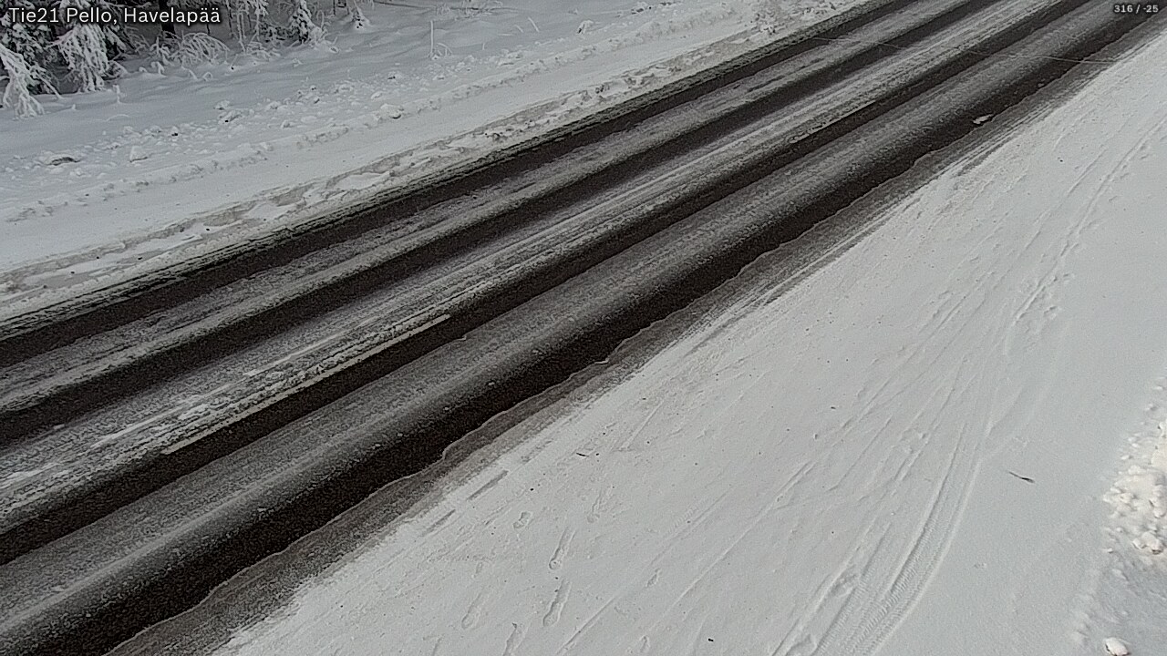 Kelikamerat Kuva Tie 21 Pello, Havelanpää, Pello, Lappi