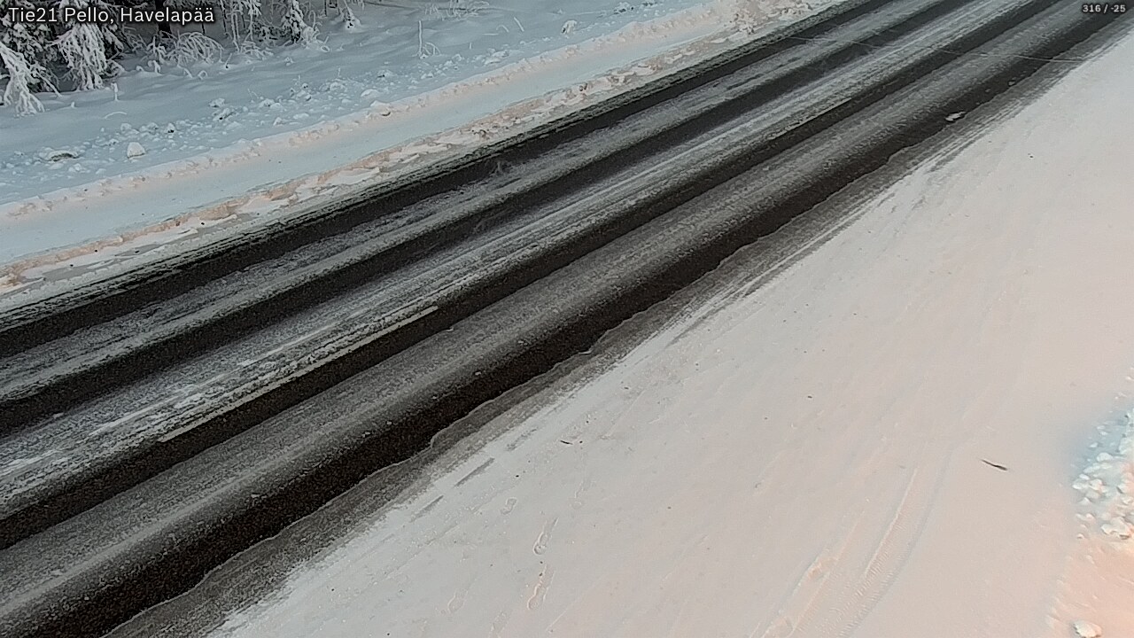 Kelikamerat Kuva Tie 21 Pello, Havelanpää, Pello, Lappi