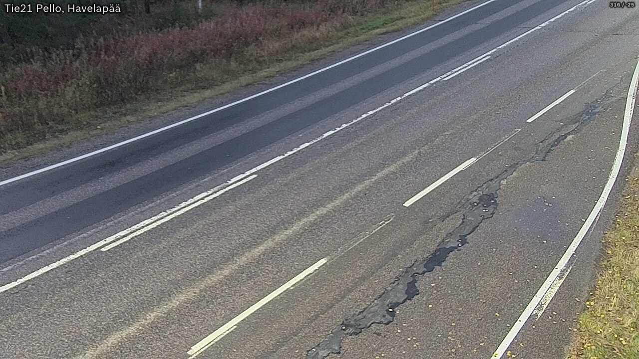 Kelikamerat Kuva Tie 21 Pello, Havelanpää, Pello, Lappi