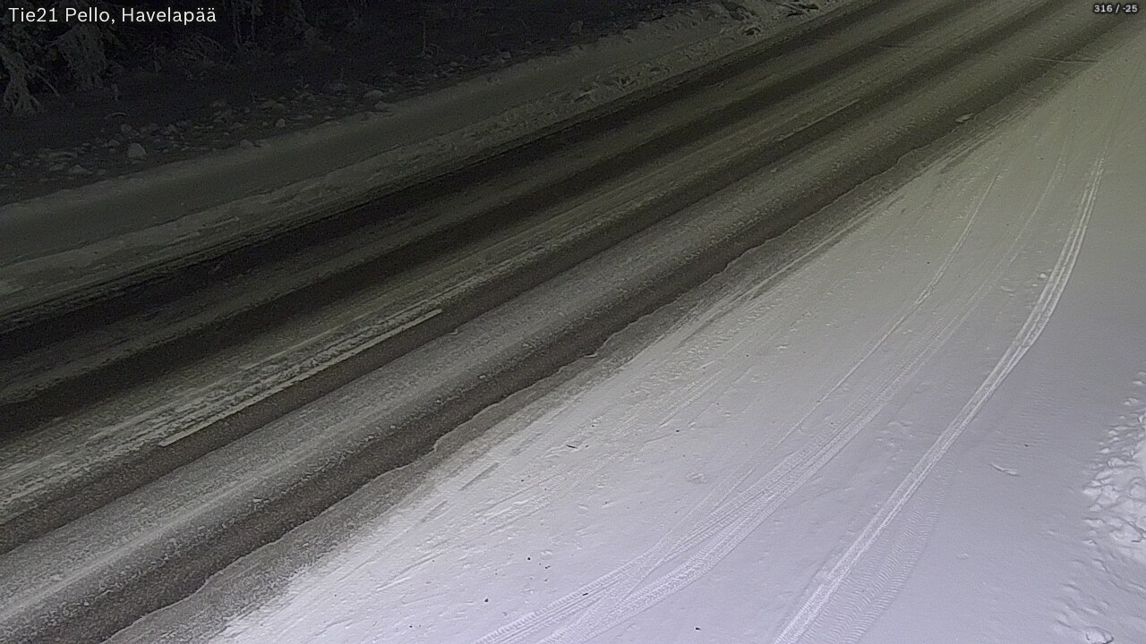 Kelikamerat Kuva Tie 21 Pello, Havelanpää, Pello, Lappi