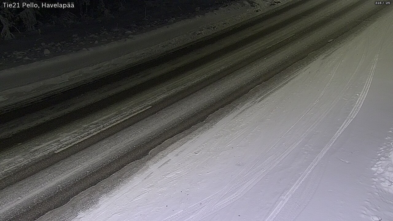 Kelikamerat Kuva Tie 21 Pello, Havelanpää, Pello, Lappi