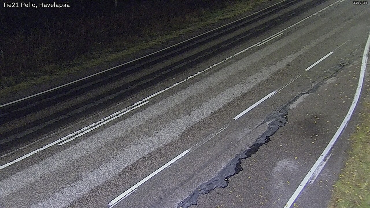 Kelikamerat Kuva Tie 21 Pello, Havelanpää, Pello, Lappi