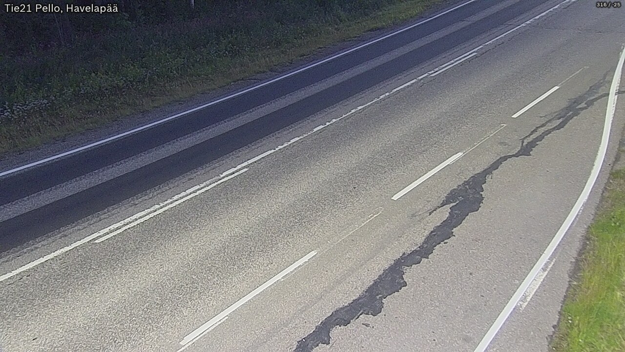Kelikamerat Kuva Tie 21 Pello, Havelanpää, Pello, Lappi