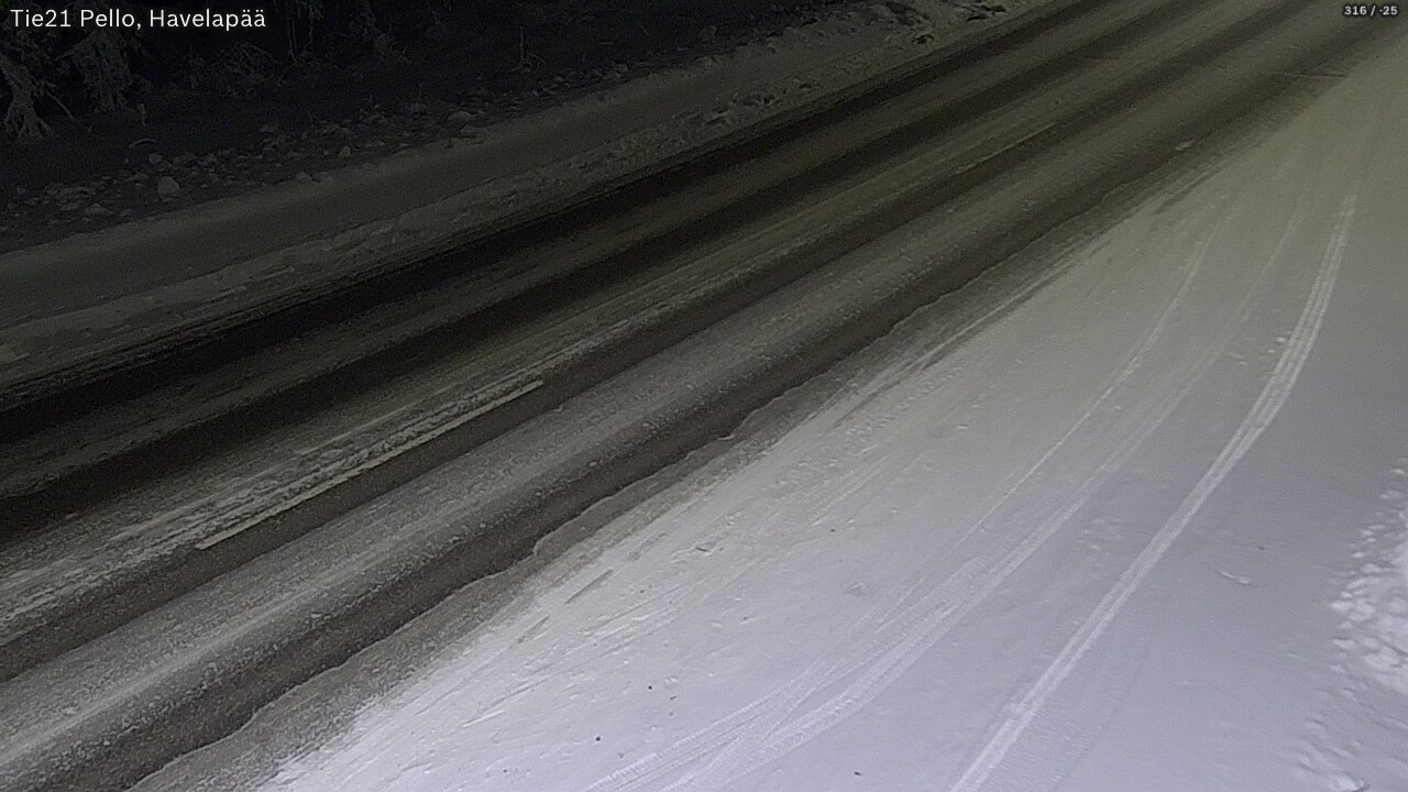 Kelikamerat Kuva Tie 21 Pello, Havelanpää, Pello, Lappi