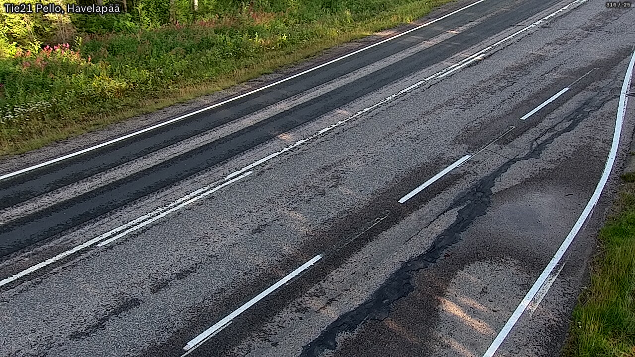 Kelikamerat Kuva Tie 21 Pello, Havelanpää, Pello, Lappi