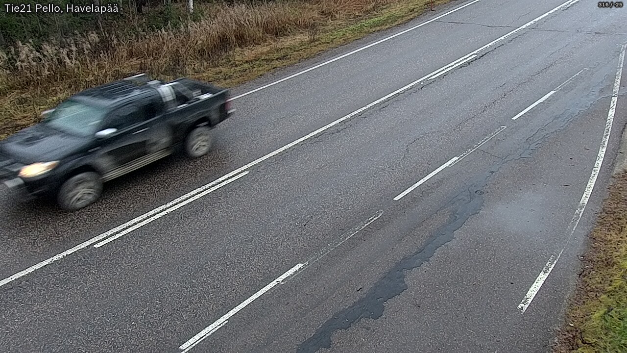 Weather Camera Image Väg 21 Pello, Havelanpää, Pello, Lappi