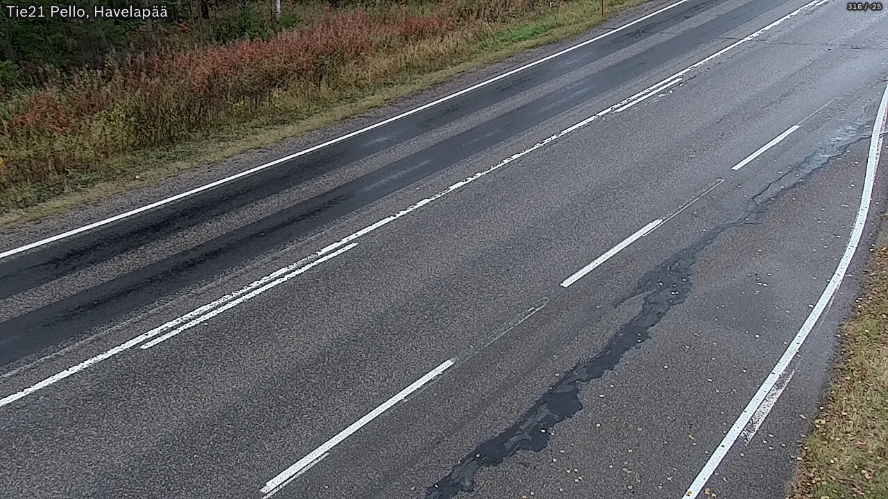 Kelikamerat Kuva Tie 21 Pello, Havelanpää, Pello, Lappi