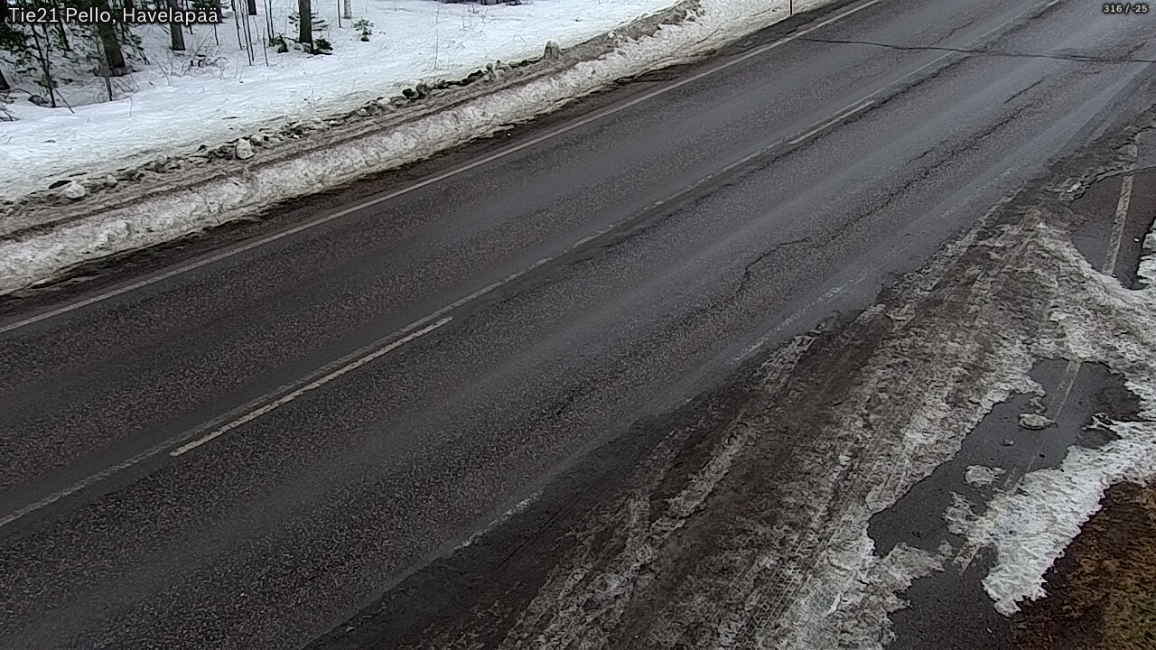 Kelikamerat Kuva Tie 21 Pello, Havelanpää, Pello, Lappi