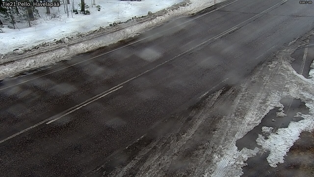 Kelikamerat Kuva Tie 21 Pello, Havelanpää, Pello, Lappi