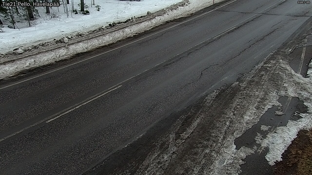 Kelikamerat Kuva Tie 21 Pello, Havelanpää, Pello, Lappi
