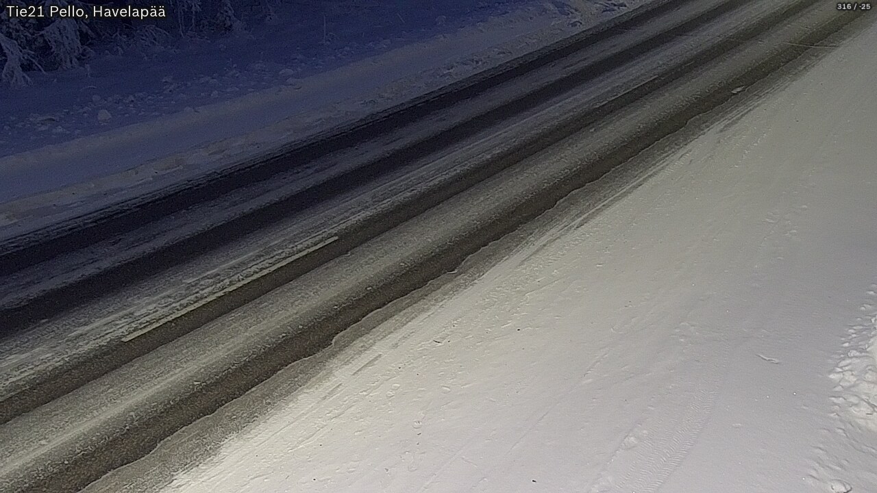 Kelikamerat Kuva Tie 21 Pello, Havelanpää, Pello, Lappi