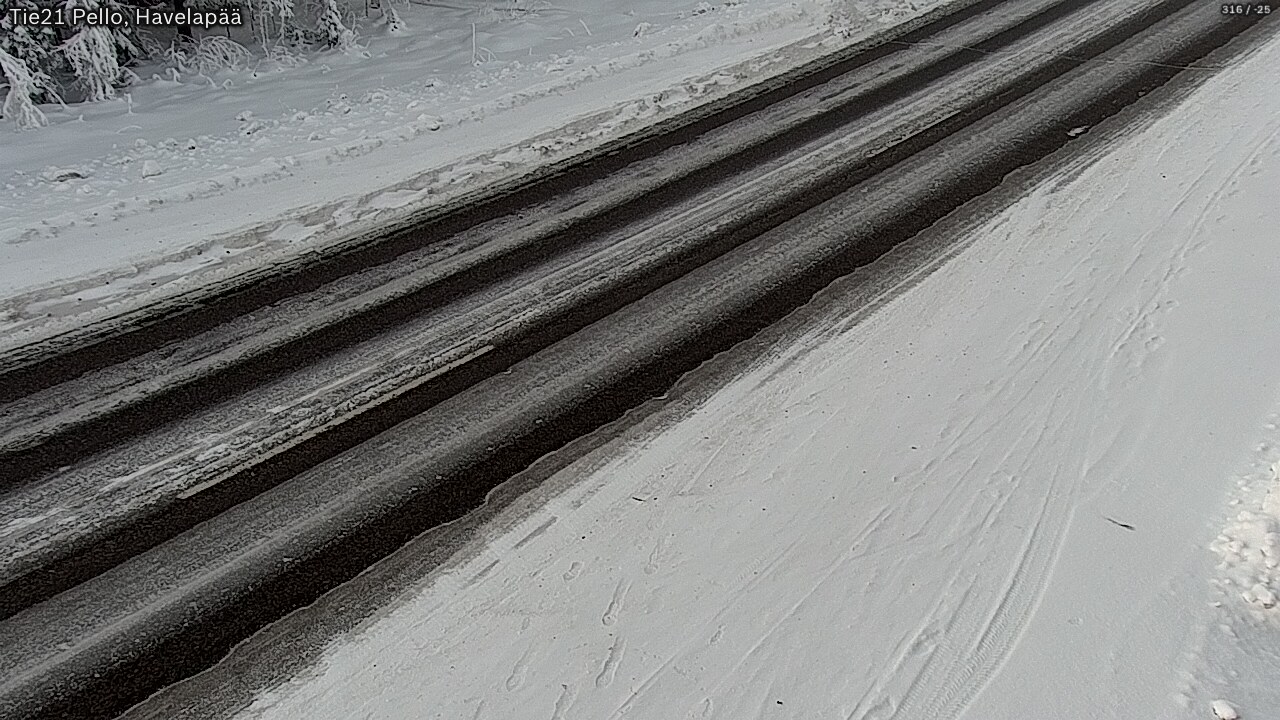 Kelikamerat Kuva Tie 21 Pello, Havelanpää, Pello, Lappi