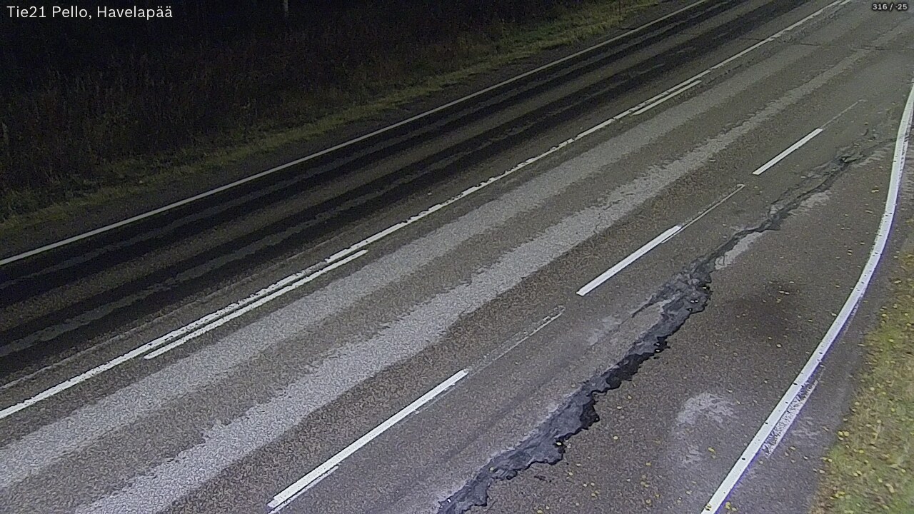 Kelikamerat Kuva Tie 21 Pello, Havelanpää, Pello, Lappi
