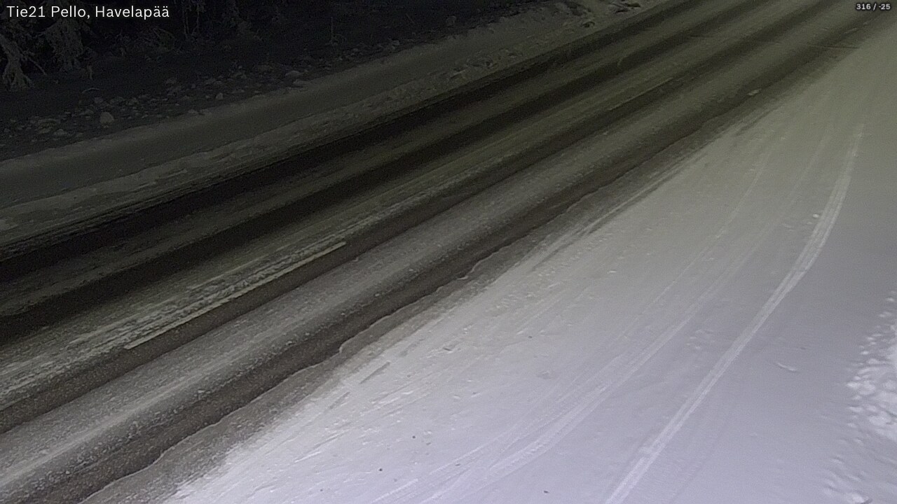 Kelikamerat Kuva Tie 21 Pello, Havelanpää, Pello, Lappi