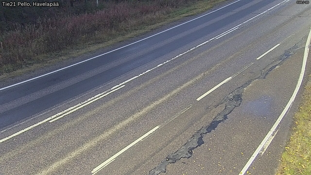 Kelikamerat Kuva Tie 21 Pello, Havelanpää, Pello, Lappi