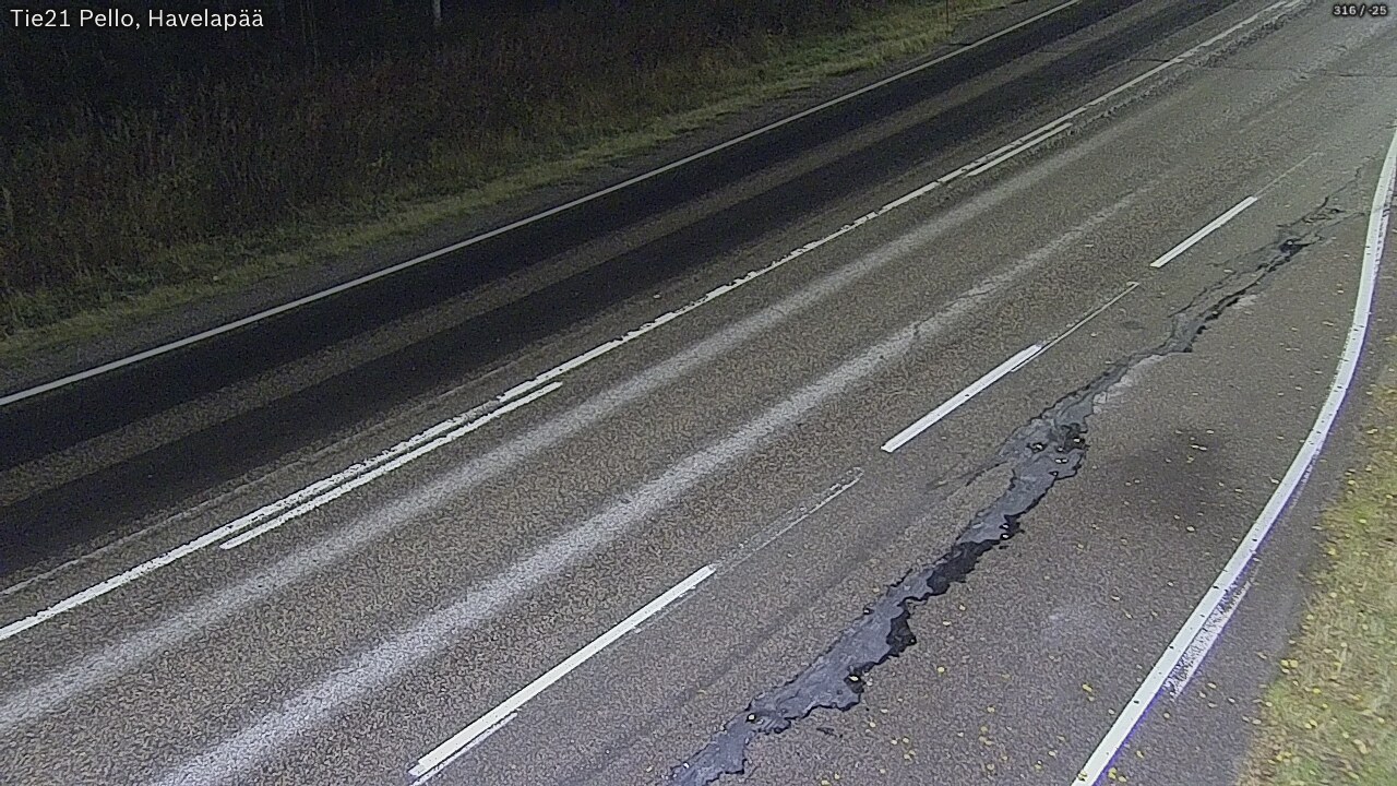 Kelikamerat Kuva Tie 21 Pello, Havelanpää, Pello, Lappi