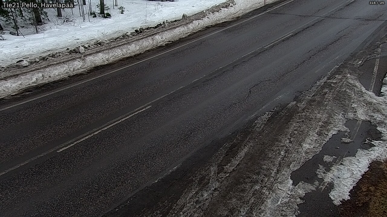 Kelikamerat Kuva Tie 21 Pello, Havelanpää, Pello, Lappi